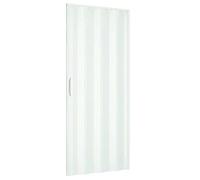 Puerta plegable de interior en kit de PVC Blanco 82x210 cm mod. Simona