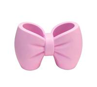 Porte Brosse à Dents Nœud Papillon - Organisateur Salle de Bain 14,8 cm | Support Multi Rangement Rasoir Peigne Stylo Électrique | Accessoire Comptoir Maison Bureau Appartement Chambre Voyage