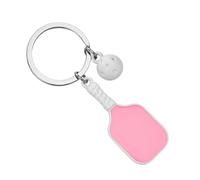 Porte-clés chaîne à billes - 8,6 x 2,3 x 0,3 cm, ornement léger et amusant, accent porte-clés, accessoire pendentif pour sac sur le thème du sport | Charme élégant pour les amies, les athlètes, sac à