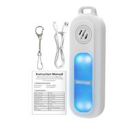 Porte-clés de sécurité - Alarme personnelle avec sirène puissante et lumières LED | Alarme 130 dB pour dissuasion, accessoire de protection idéal pour femmes, joggeurs, voyageurs, facile à transporter
