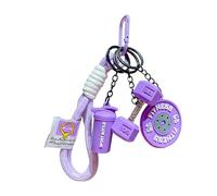 Porte-Clés Haltere de Sport | Mini Chaîne Clé Dumbelle et Barre | Accessoire Fitness pour Sac à Dos et Valise pour Portefeuille Sac à Main Noël Bureau École Cadeau Passionné de Sport