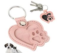 Porte-clés Ramasse-poils Chats et Chiens - Porte-clés en Cuir pour Sac,Accessoire de Sac à Main Sacoche Cartable pour Adultes Enfant