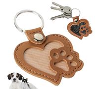 Porte-clés Ramasse-poils Chats et Chiens - Porte-clés en Cuir pour Sac,Accessoire de Sac à Main Sacoche Cartable pour Adultes Enfant