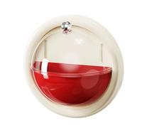 Porte-Échantillons De Beauté À Fixation Murale Avec Couvercle Clair, Pour Produits Miniatures Et Voyage | Compartiment Rotatif Organisation Coiffeuse, Soins Et Parfums