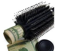 Porte-espèces de brosse à cheveux, cachette secrète - Conteneurs détournement réutilisables Compartiment secret portable, cachettes trésorerie pour la maison, le studio, les voyages