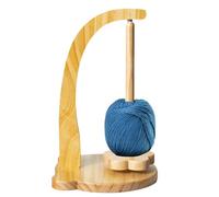 Porte-Fils De Crochet - Portes-Bobines Rotatif Bois | Support Magnétique Portable | Tricote Main Laine Outil Artisanat Cadeau Idéal Amoureux Crochets Tricot Créatif Fait Durable.