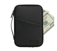 Porte-geldie pour passeport - Organisateur de voyage familial, étui étanche avec poignée, mobile pour billets et espèces | Parfait Facile ConfortableParfait pour les aéroports Événements sportifs Voy