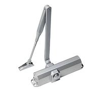 Porte Italiane, Cierrapuertas automático N-100 TS Compakt, puertas de hasta 100 kg, 2 velocidades de cierre, para puertas residenciales, comerciales y cortafuegos, norma ISO 9001, montaje fácil
