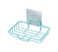 Porte-Savon Mural Pour Douche | Support De Savon Fixe Au Mur Avec Drainage | Organisateur De Salle De Bain Pour Éponge, Savonnette Rangement Étagère Séchage Contenant Cuisine, Baignoire, Appartement