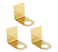 Porte-Shampoing pour Salle de Bain | Lot de 3 Rangement Étanche avec Crochet | Support de Douche pour Bouteille et Savon Mur Verr Marbre Métal Bois Appartement Organisation et Économie d'Espace