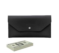 Portefeuille enveloppe en espèces - Portefeuilles porte-monnaie en cuir PU pour femmes | Portefeuilles minces d'organisateur d'argent de chéquier pour le shopping datant des vacances sortantes