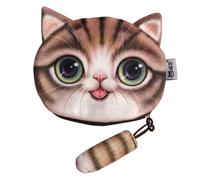 Portefeuille mignon - Sac à changement de chat, portefeuille doux | Plüschkatzkatzen-Cartoon-Coin Sac, sac de changement portable pour les cartes de téléphone portable, bijoux, échange de changement
