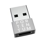 PORTENTUM Adaptador USB C Hembra a USB A Macho 2.0 Velocidad 480 MB Cuerpo Premium Zinc con Alta Resistencia al Calor - Adaptador USB a Tipo c de Solo 4 Gramos