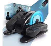 PORTENTUM Mini eliptica electrica automática y Manual - 5 o 12 velocidades, con o sin Bandas - Pedales estaticos Personas Mayores con Mando a Distancia - Pedaleador electrico Motor silencioso