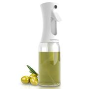 PORTENTUM Pulverizador aceite spray de 300 ml, apto para freidora de aire y multiusos, spray aceite de cocina antigoteo, aceitera con dispensador, accesorios freidora sin aceite (Blanco)