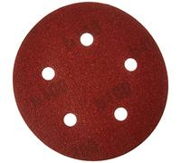 PORTER-CABLE 735501025 5-inch Hook & Loop Sandpaper, 100 Grit with 5 Holes (25-Pack) by PORTER-CABLE