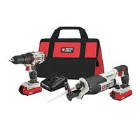 PORTER-CABLE - Kit combinado de taladro inalámbrico de 20 V MAX* con sierra alternante, 2 herramientas (PCCK603L2)