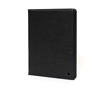 Porter Riley - Funda de Cuero para iPad 10 generación (10.9") Modelo 2022. Funda con Tapa de Cuero Genuino de Primera Calidad (Negro Puro)