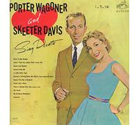 PORTER WAGONER & SKEETER DAVIS - sing duets LP