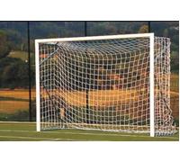 Portería de fútbol Aluminio 4x2 m** Fija**diametro 80mm- Estable y Resistente- Ganchos INCLUIDOS