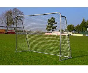 Portería de fútbol de Acero POWERSHOT de 2,15 x 1,50m. ¡Alta Resistencia! Puede instalarse Durante Todo el año (Sin Muro)
