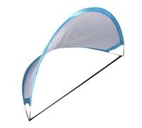 Portería de fútbol emergente portátil for niños, Red de Entrenamiento Plegable for Patio Trasero de fútbol al Aire Libre para Entrenamiento(Light Blue)