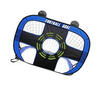 Portería de fútbol funcional para mejorar las capacidades. Excelente tejido de poliéster y marco de metal para mayor durabilidad resistente a la intemperie para niños red de fútbol