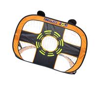 Portería de fútbol funcional para mejorar las capacidades. Excelente tejido de poliéster y marco de metal para mayor durabilidad resistente a la intemperie para niños red de fútbol