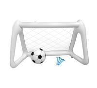 Portería de fútbol para niños | Portería de fútbol hinchable con red | Dispositivo de entrenamiento interactivo al aire libre para diversión familiar y entrenamiento de competición
