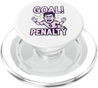 Portería de fútbol penalti oink Vintage, foodball futbal Divertido PopSockets PopGrip para MagSafe