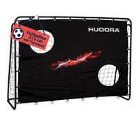 Hudora Portería de fútbol Pared de GOL - Robusta para niños y adultos, 2 agujeros reforzados
