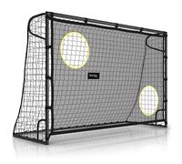 Porterías de fútbol Racetex para jardín Infantil [con Pared DE Tiro] - Portería de fútbol para niños y Adultos, Robusta y Resistente, con Marco Frontal de Acero y Red de fútbol Impermeable