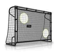 Porterías de fútbol Racetex para jardín Infantil [con Pared DE Tiro] - Portería de fútbol para niños y Adultos, Robusta y Resistente, con Marco Frontal de Acero y Red de fútbol Impermeable