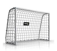 Porterías de fútbol Racetex para jardín niños [Resistentes A LA Intemperie] - portería fútbol niños y Adultos con Estructura metálica Robusta y Anclajes al Suelo