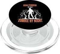 Portero de día Zombie de Noche Divertido Halloween Espeluznante PopSockets PopGrip para MagSafe