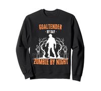 Portero de día Zombie de Noche Divertido Halloween Espeluznante Sudadera