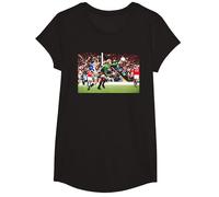 Portero de fútbol del Manchester United Peter Schmeichel Camiseta, Niñas, Negro, M