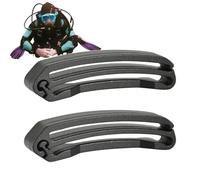 Portero - Juego de 2 Sang Way | Clips de cinturón de Dee para chaquetas, buceo, saco de senderismo, cinturones, rayas, accesorios ligeros y duraderos para un soporte seguro y anti-glissemen