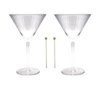 Portico Designs Ltd Art of Hosting Martini - Juego de regalo de cóctel