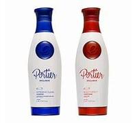 Portier Exclusive Blowout, Alisado brasileño progresivo con queratina, champú y máscara (sin formol), 1 L de cada uno