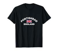 Portishead Inglaterra Reino Unido Reino Unido Union Jack Flag City Camiseta