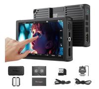 Portkeys LH5C 5.4" Monitor Cámara 4K HDMI Input, Camera Control Touch to Focus para FX3/FX30/A6700/A7S III/A7M IV, R5/6/7/8, GH6/BGH1/S5, 3D LUT Waveform Focus Peaking Monitor de Campo