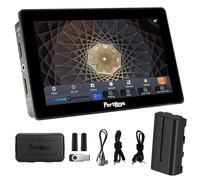 Portkeys LH5P II - Monitor de campo para cámara (5,5", incluye batería F550, control de la cámara, enfoque táctil 2000 Nit Touch, 4K HDMI, entrada/salida, para FX3 A7S III, R5 Mark II, R6 Mark II, GH6