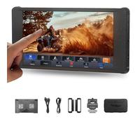 Portkeys PT6 Monitor de Cámara 5,2" Pantalla Táctil 600 nits, Vertical Stretch Salida 3D LUT 100% DCI-P3 Focus Peaking HDMI Entrada/Salida Forma de Onda RGB, Compatible con DSLR