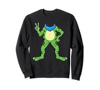 Portland Frog Protest Resist Frog Costume Meme Frog Body Sudadera