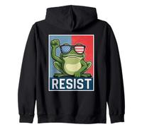 Portland Frog Resist Protest on NO Kings Day Sudadera con Capucha