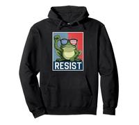 Portland Frog Resist Protest on NO Kings Day Sudadera con Capucha