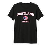 Portland Maine (Maine) Camiseta Premium