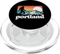 Portland Oregon Bigfoot & Mountains Outdoors PopSockets PopGrip para MagSafe