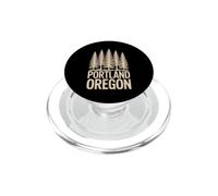 Portland Oregon Pine Tree Naturaleza Viajes Diseño PopSockets PopGrip para MagSafe